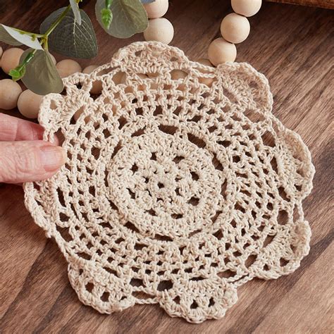 doily round|large round crochet doily.